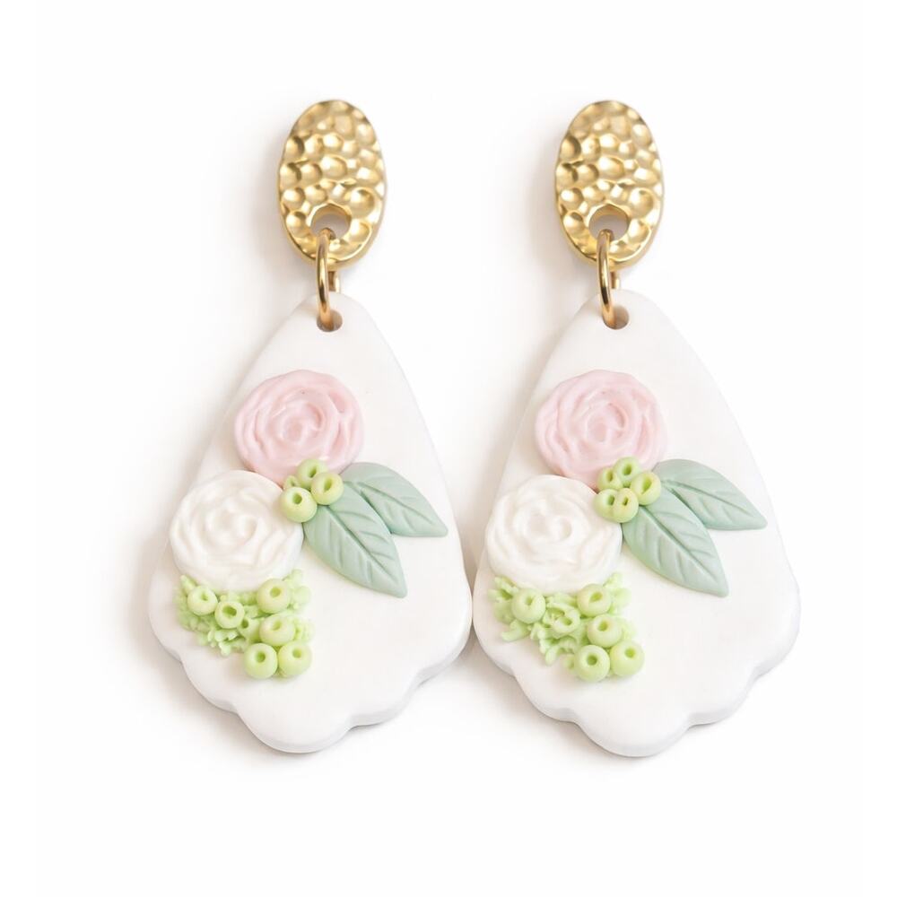 R146 New Earrings Floral R0000146